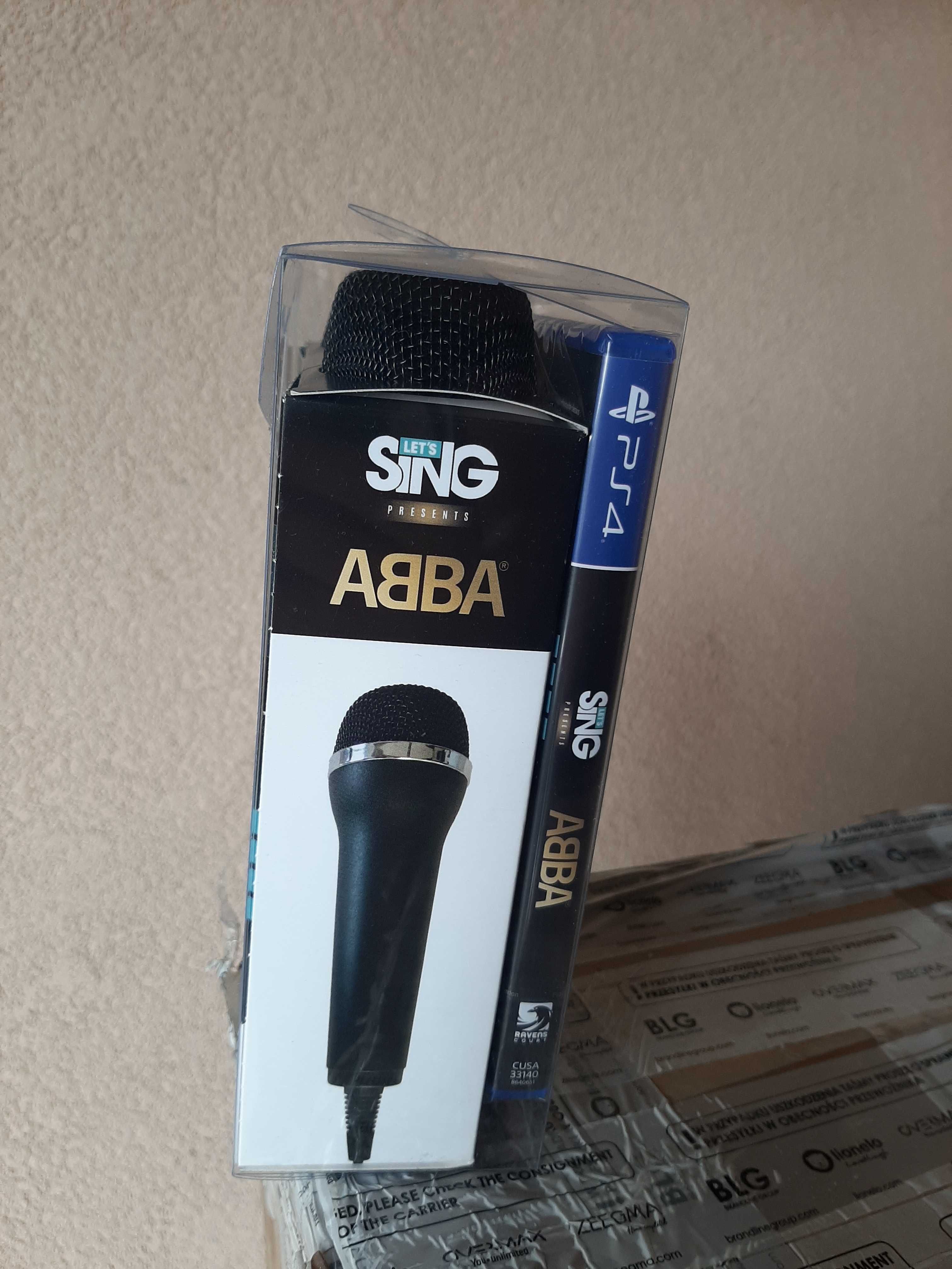 Gra PS4 Lets Sing ABBA + 2 mikrofony karaoke