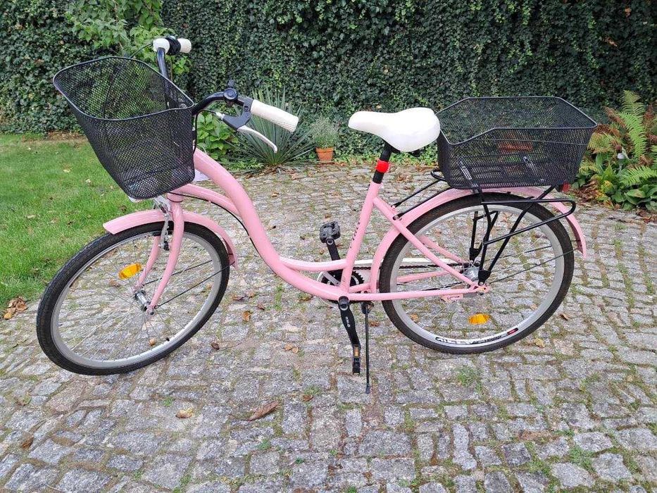 Rower damski Alice. RÓŻOWY.