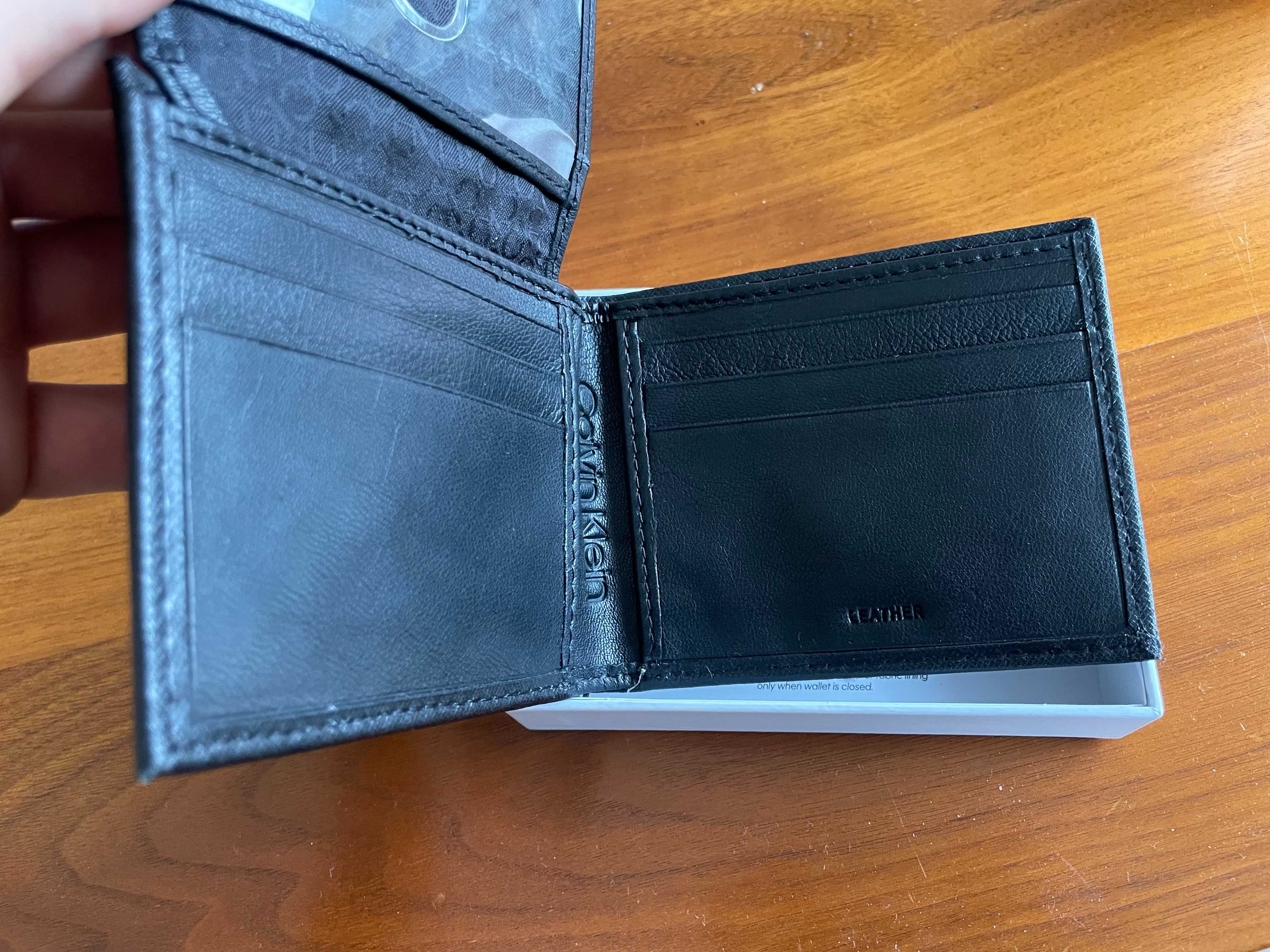 Portfel skórzany Calvin Klein RFID Męski