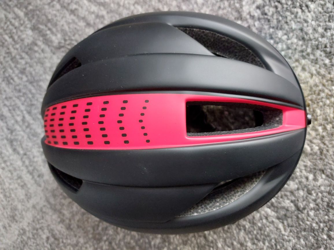 Kask Rowerowy Czasowy Roz M 53-57cm Z Szybką Triathlonowy Casco