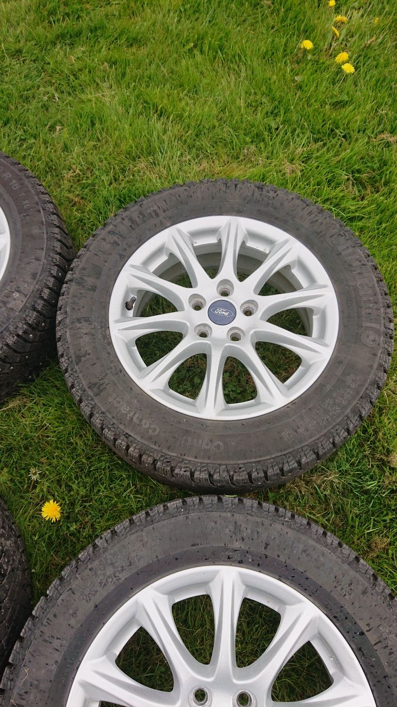 Alufelgi Ford Focus, Mondeo R16 z oponami zimowym, TPMS. i