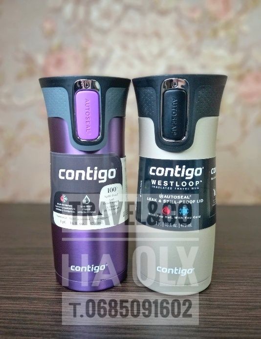 Термокружка Contigo West Loop 473/591/709 мл (термос, контиго)