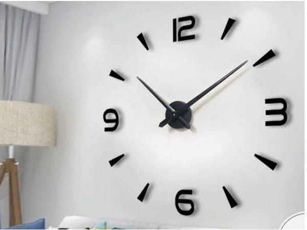 Часы WoW Day clok Дизайнерские 3D огромные 70-130см