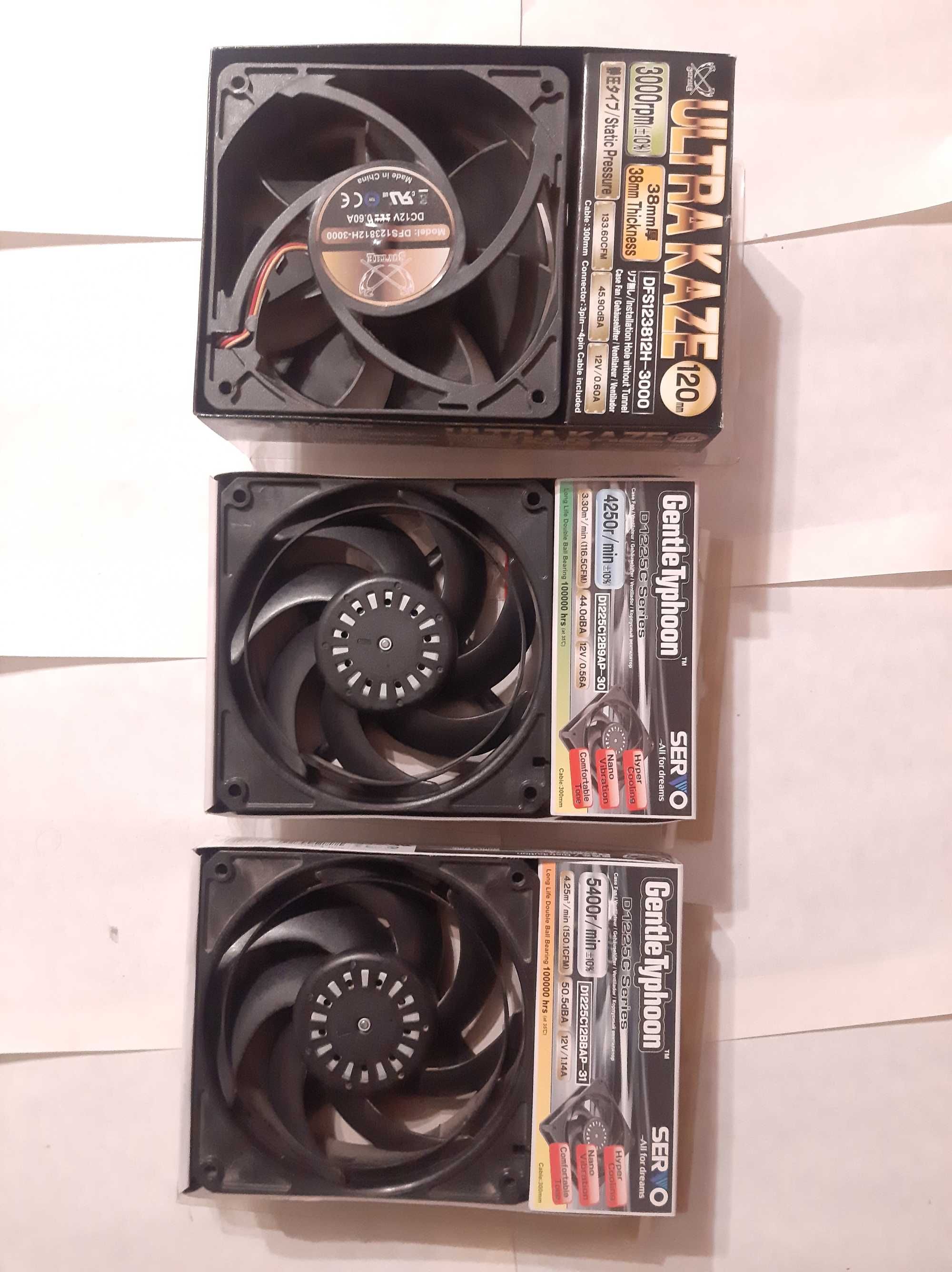 Вентиляторы для ПК PCCooler, Servo, Scythe. Радиаторы HDD и VRM