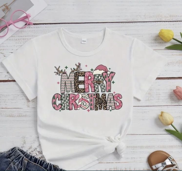 Новорічні футболки, фемелі лук, сімейні футболки