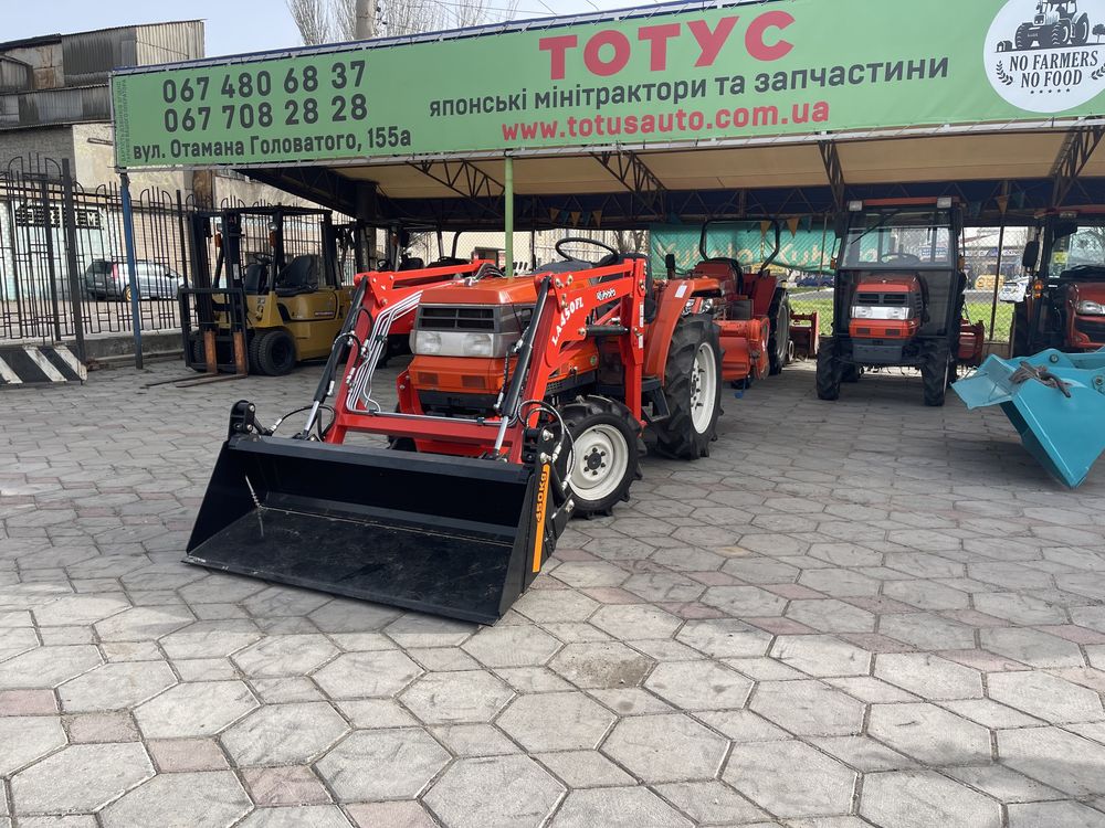 Kubota GL-23 с фронтальным погрузчиком мини-трактор из Японии