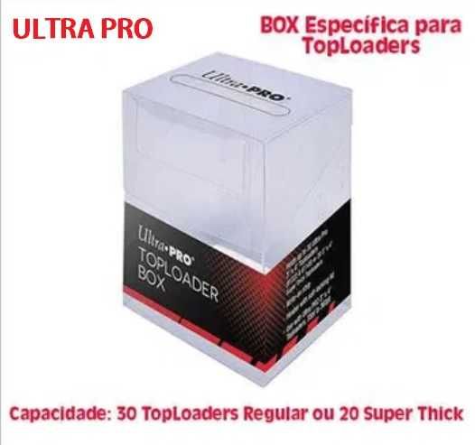 ULTRA PRO TopLoader Box (capacidade: 30x TL Regular ou 20x SuperThick)