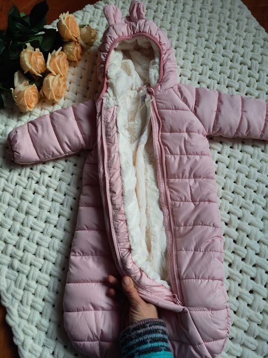 Зимовий комбінезон для дівчинки Lily&Dan 3-6м