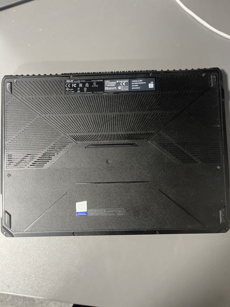 LAPTOP asus tuf gaming fx505ge i5 16gb 1tb gtx1050ti