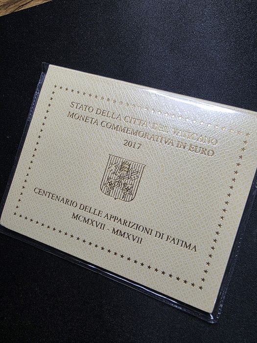 Moeda 2€ vaticano - aparições de Fátima