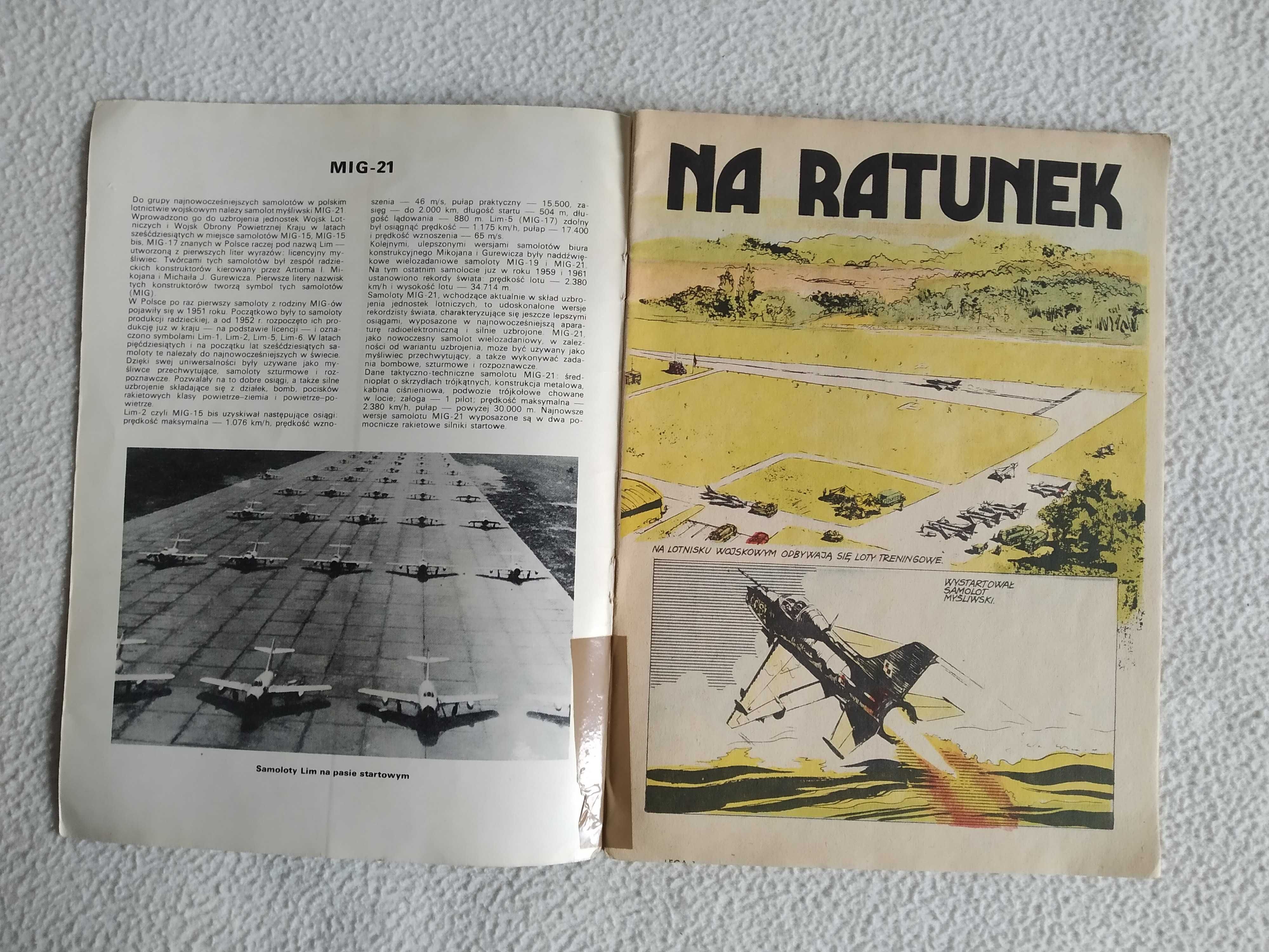 Pilot Śmigłowca - Oryginalny Komiks nr 1 (1975) "Na ratunek".