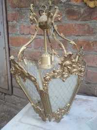 Антикварный бронзовый светильник