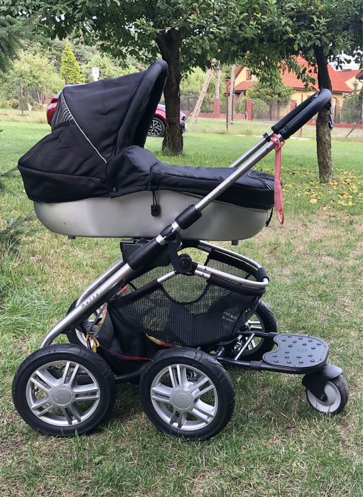 Wozek MUTSY-pompowane koła,bardzo lekki stelaz,dostawka dla dziecka