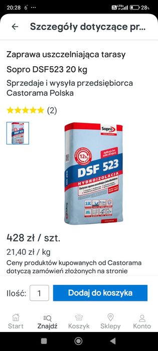 DSF 523 hydroizolacja