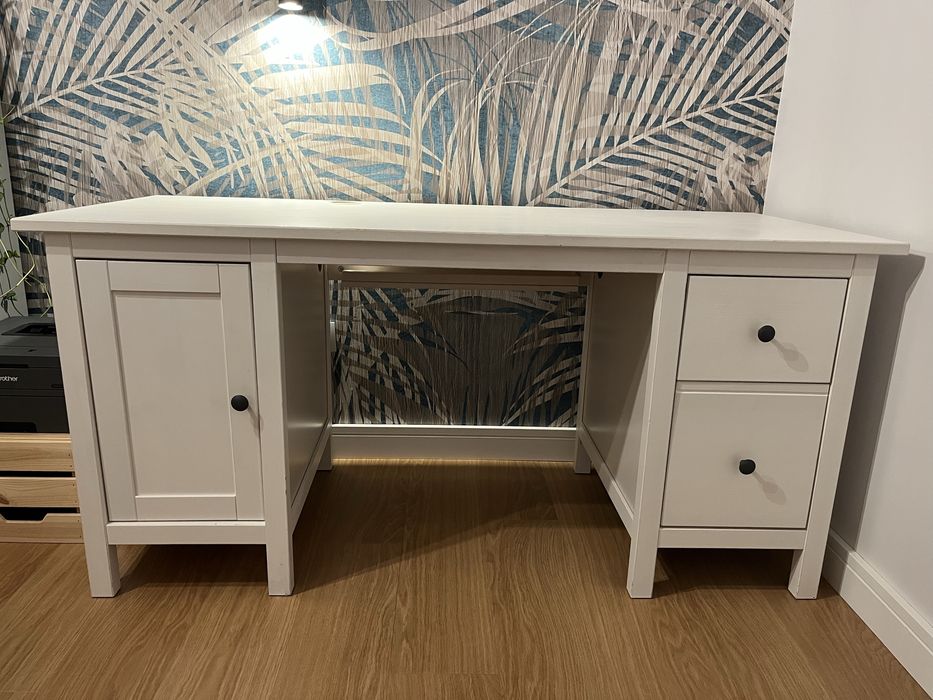 Biurko Hemnes Ikea białe
