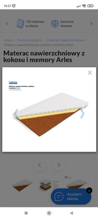 Materac nawierzchniowy Okazja!!!