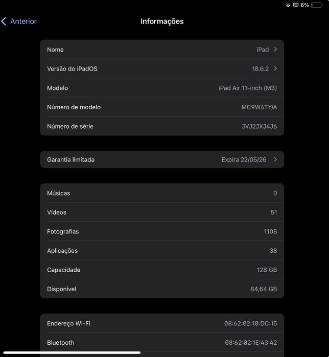 Apple iPad Air 2025 M3 128GB 11'