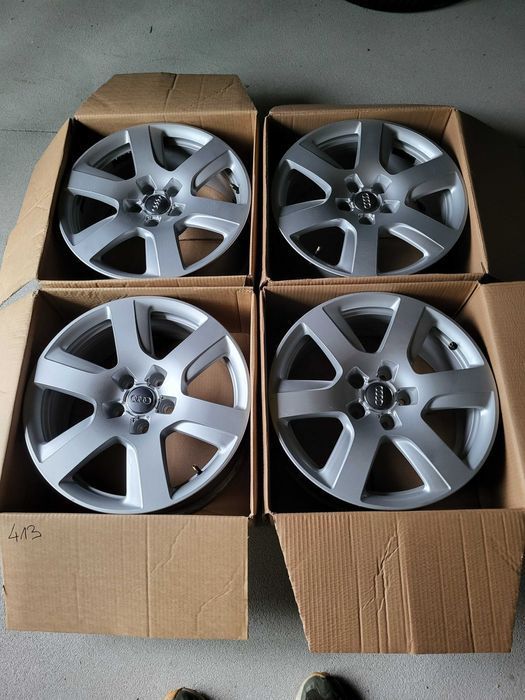 [413] 17 Cali 5x112 ET25 7J Felgi aluminiowe Audi A3A4A5A6 Oryginal