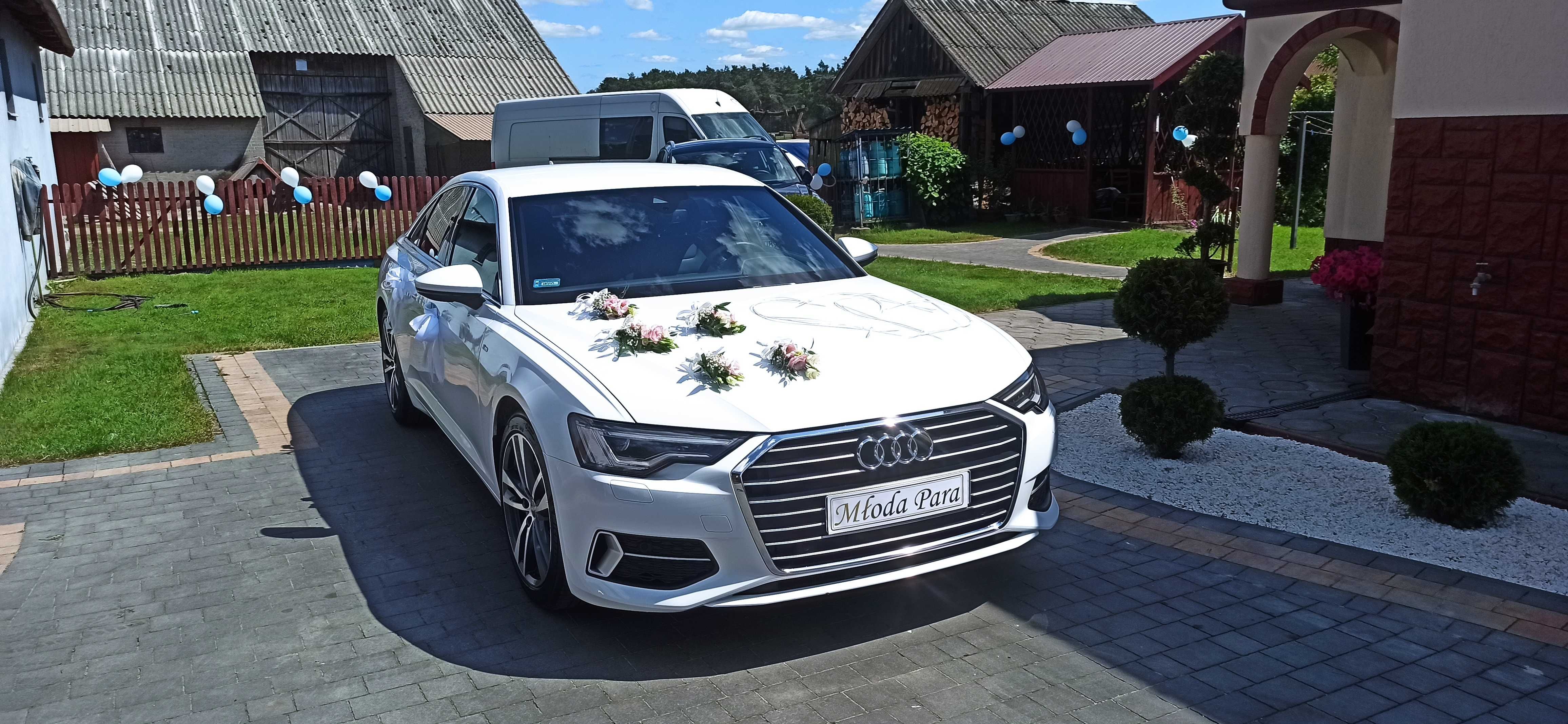 Auto do ślubu Audi A6 C8 S-line z 2020 roku