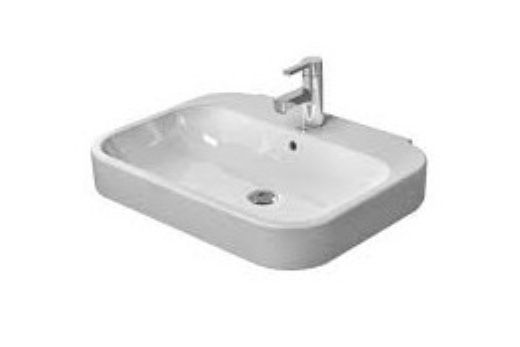 Duravit Happy D.2 umywalka 65x49,5 cm ścienna prostokątna biała 231665