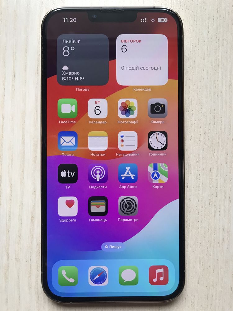 Ідеальний Стан 13 PRO MAX 512 GOLD НА ДВІ СІМ КАРТКИ ФІЗИЧНІ Оригінал