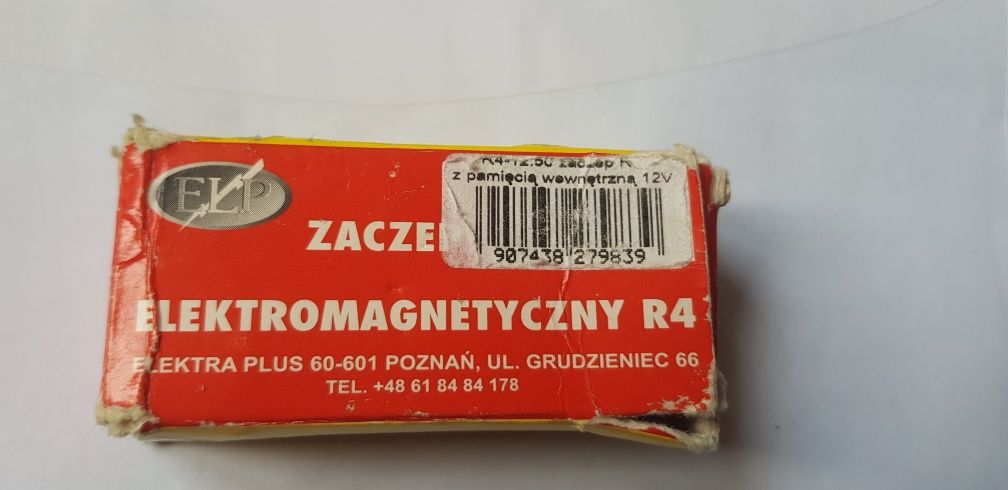 Zaczep elektromagnetyczny R4 z blokadą i pamięcią 12V ELEKTRA PLUS