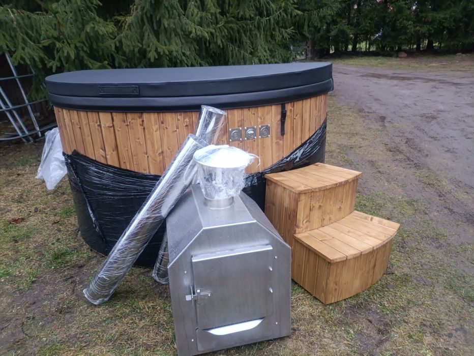 Balia ogrodowe jacuzzi ruska beczka wanna