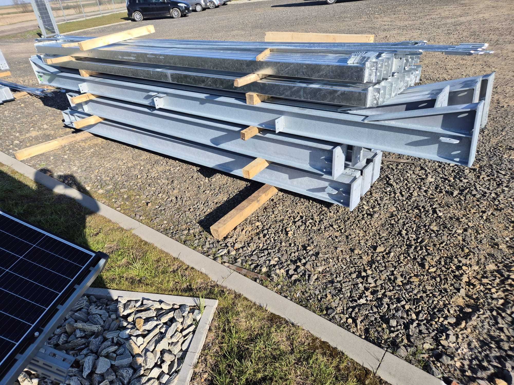 Konstrukcja stalowa 25m x 6m 150m2 Wiata rolnicza bez pozwolenia Nowa