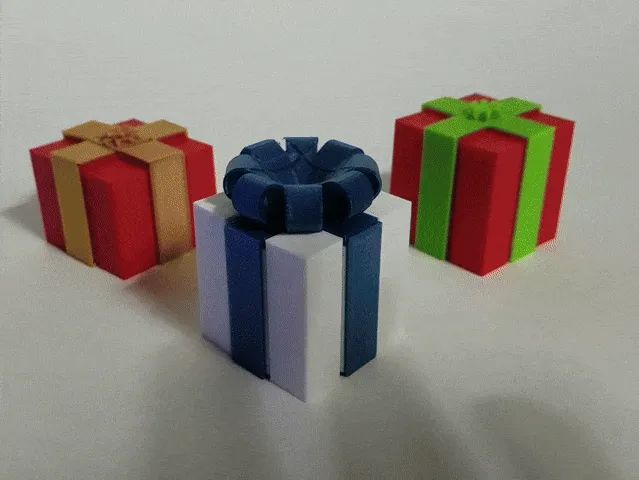 Present Slider Fidget V2 - Quebra-cabeças Divertido