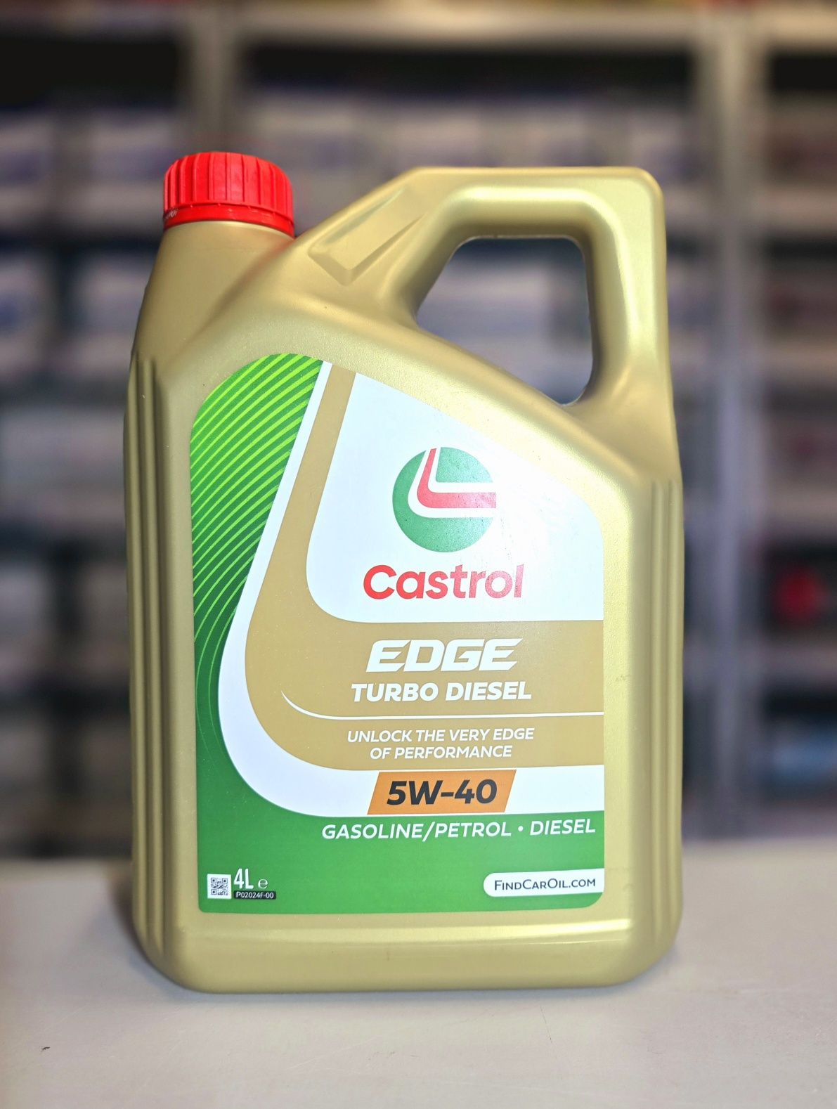 Olej 5W40 4L CASTROL EDGE turbo diesel Syntetyczny