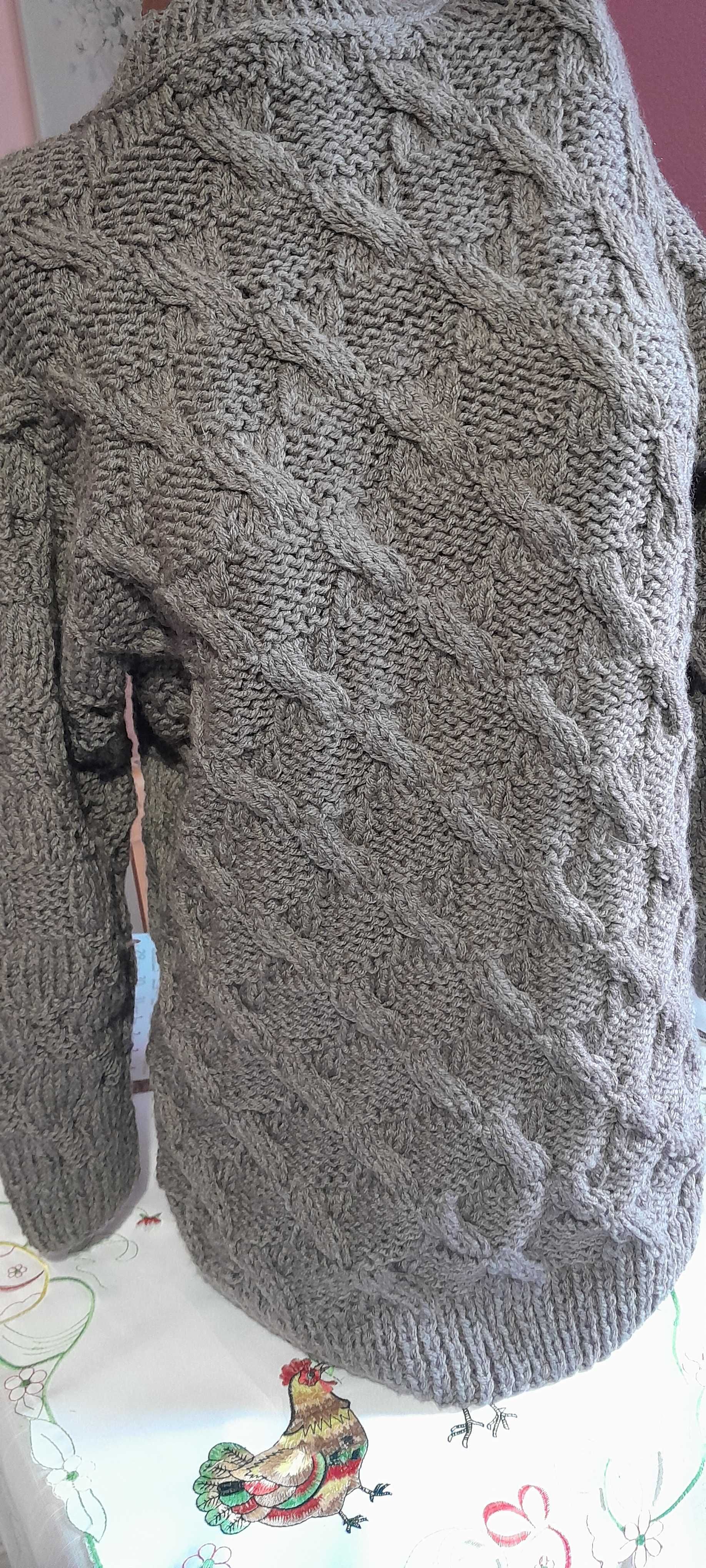 sweter- męski zrobiony ręcznie