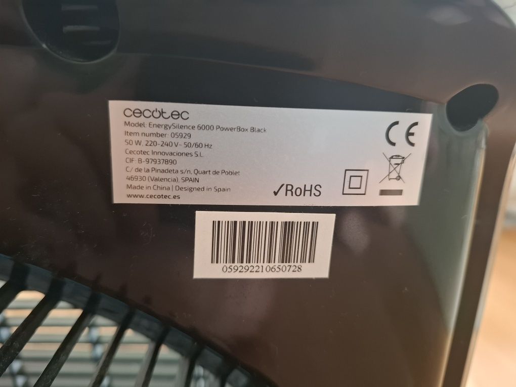 Cecotec Ventoinha de chão 50W