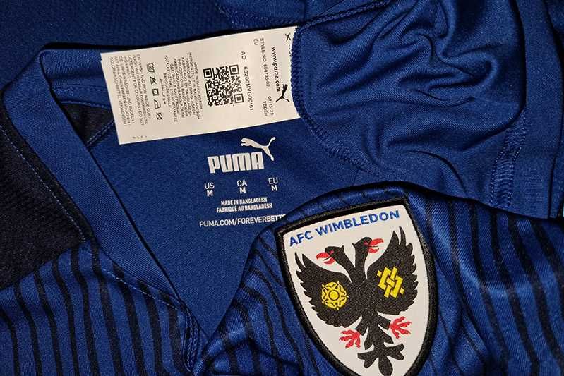 Wimbledon Association FC Puma DryCell 2021-22 training shirt size: M/L