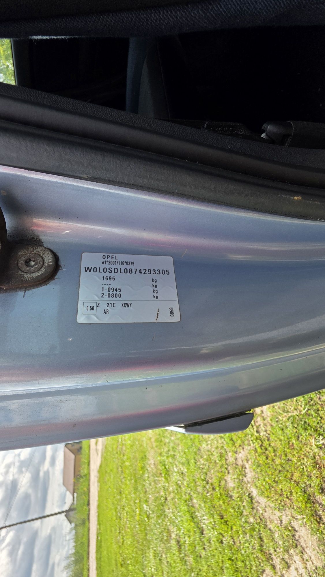 Błotnik Prawy Przód Opel Corsa D 2007r Z21C