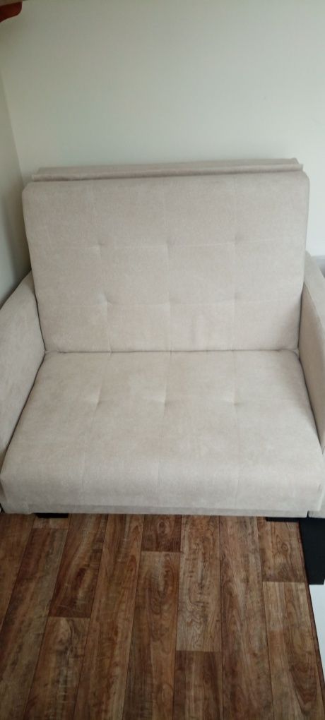 Sofa fotel rozkładany łóżko jednoosobowe 90cm x 200cm