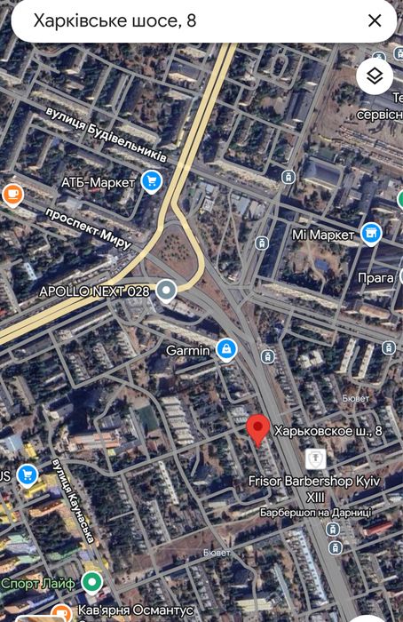 Оренда 2х кім кв. м. Київ,  Харківське шосе 8