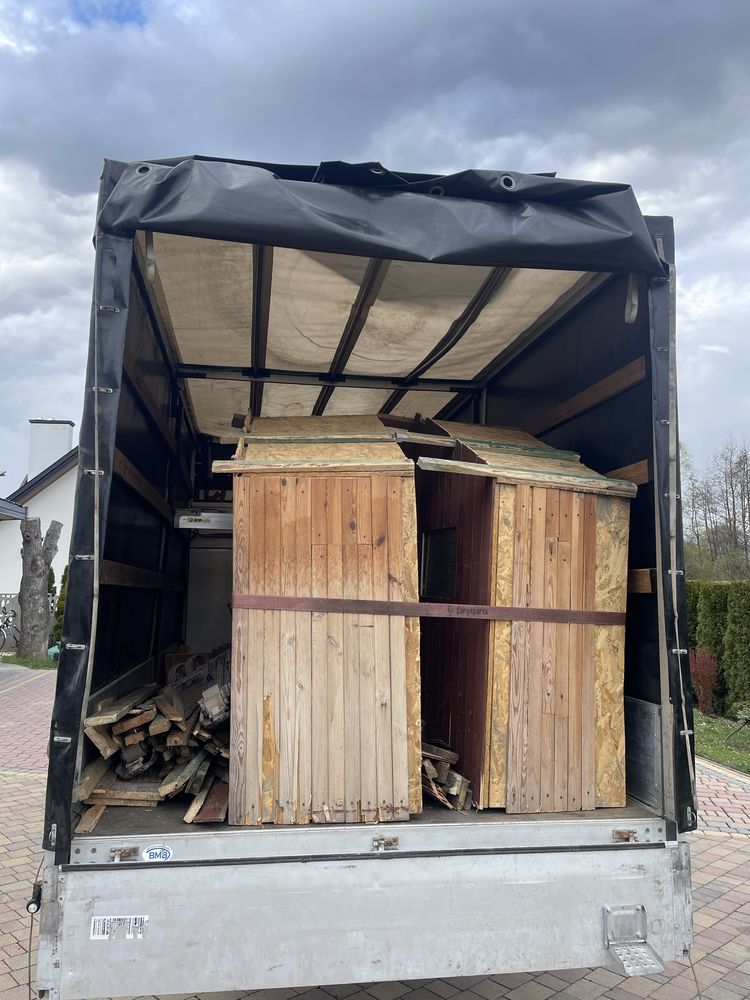 Usługi transportowe, przeprowadzki, wywóz i utylizacja towarów.