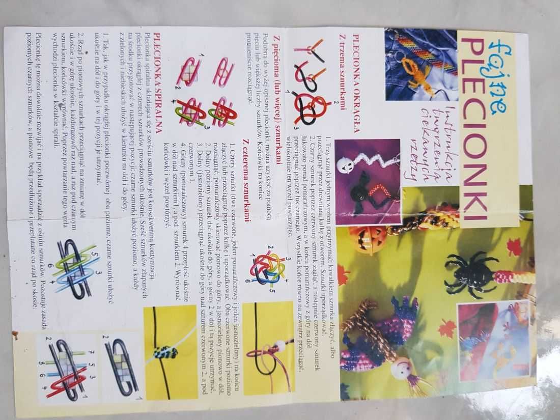 filofun filofan żyłki zaplatanie plecionka kreatywna zabawka breloczek