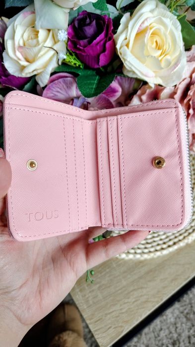 Różowy portfel Tous