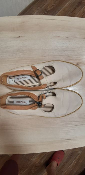 Текстильные туфли макассины балетки Pointer, p.37, ст.23,5 см