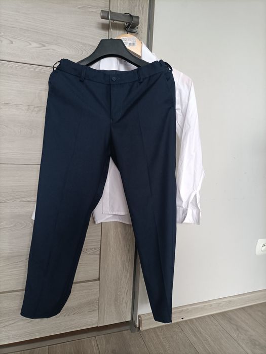 Strój komunijny dla chłopca-alba, spodnie i koszula