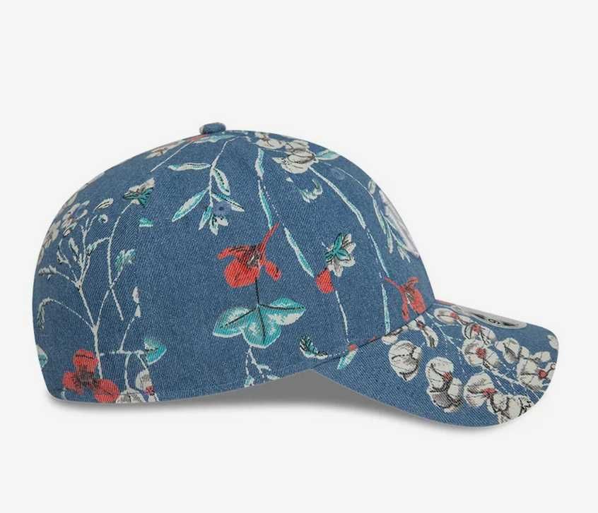 Boné New Era para mulher NYY Denim Floral 9Forty