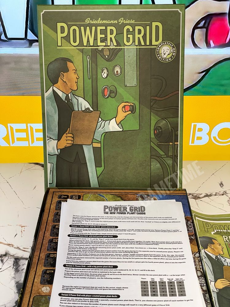 Энергосеть Енергомережа Power Grid настільна гра