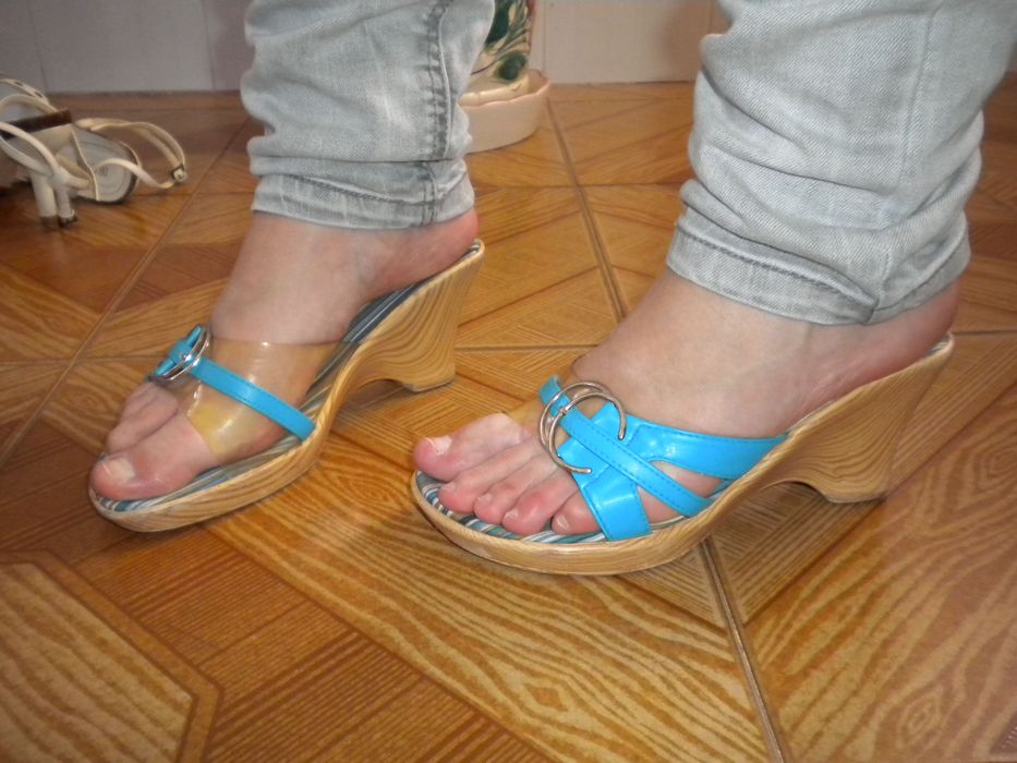 Sandálias / Socas Azuis Nº 38