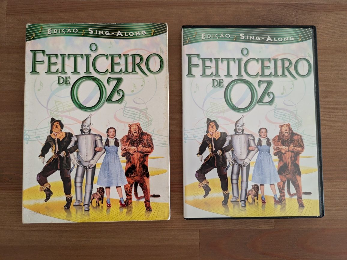 DVD " O Feiticeiro de OZ " Edição Sing -Along 1939 (Como Novo)