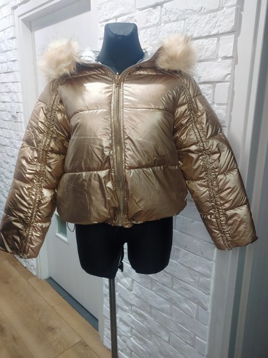 Dwustronna kurtka zimowa kaptur