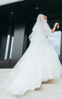 Свадебное нежное платья