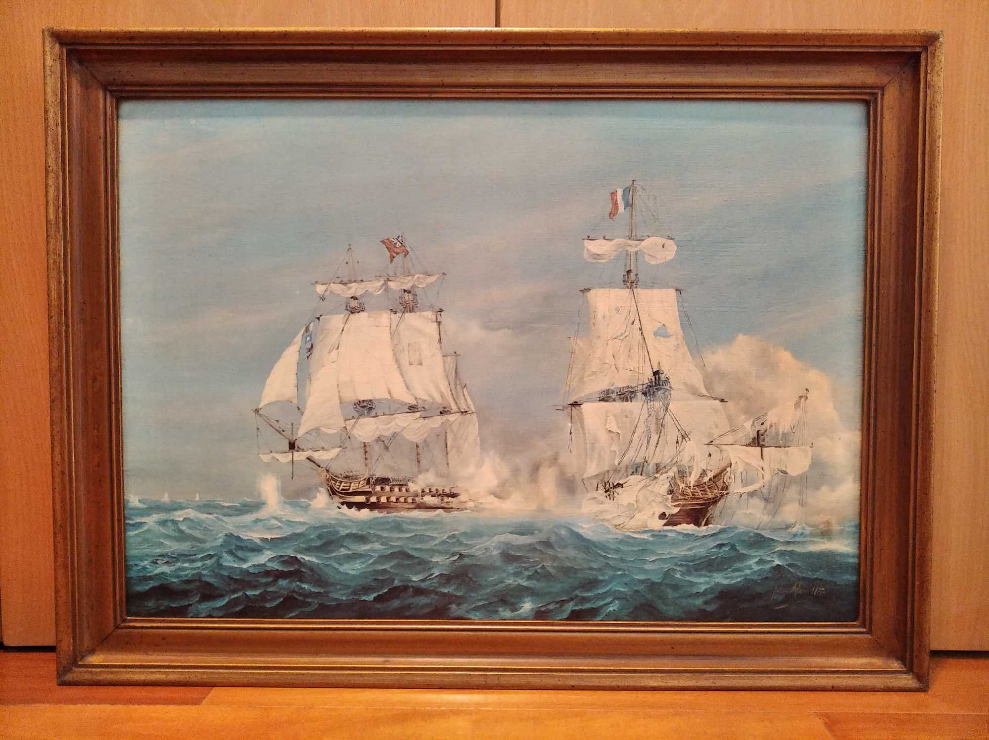 Quadros antigos (embarcações, barcos, navios)