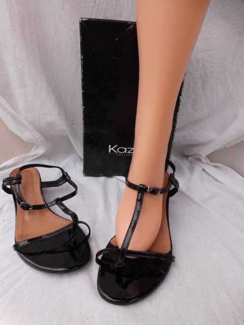 Kazar skórzane sandały- japonki 39