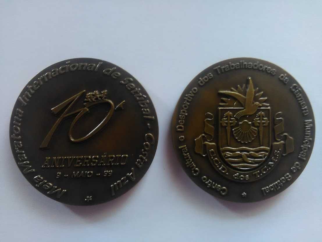 Medalhão Comemorativo do 10º aniversário da Meia Maratona de Setúbal